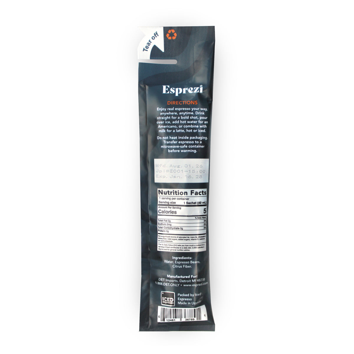 Unsweetened Original Esprezi — 6 Pack